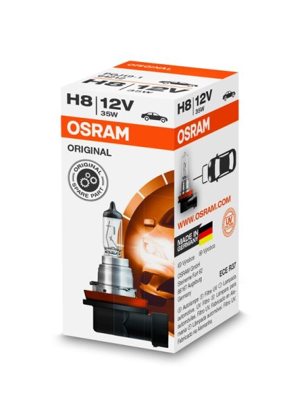 Osram H8 Glühbirne 64212 Standard 12V 35W PGJ19-1 Autolampe