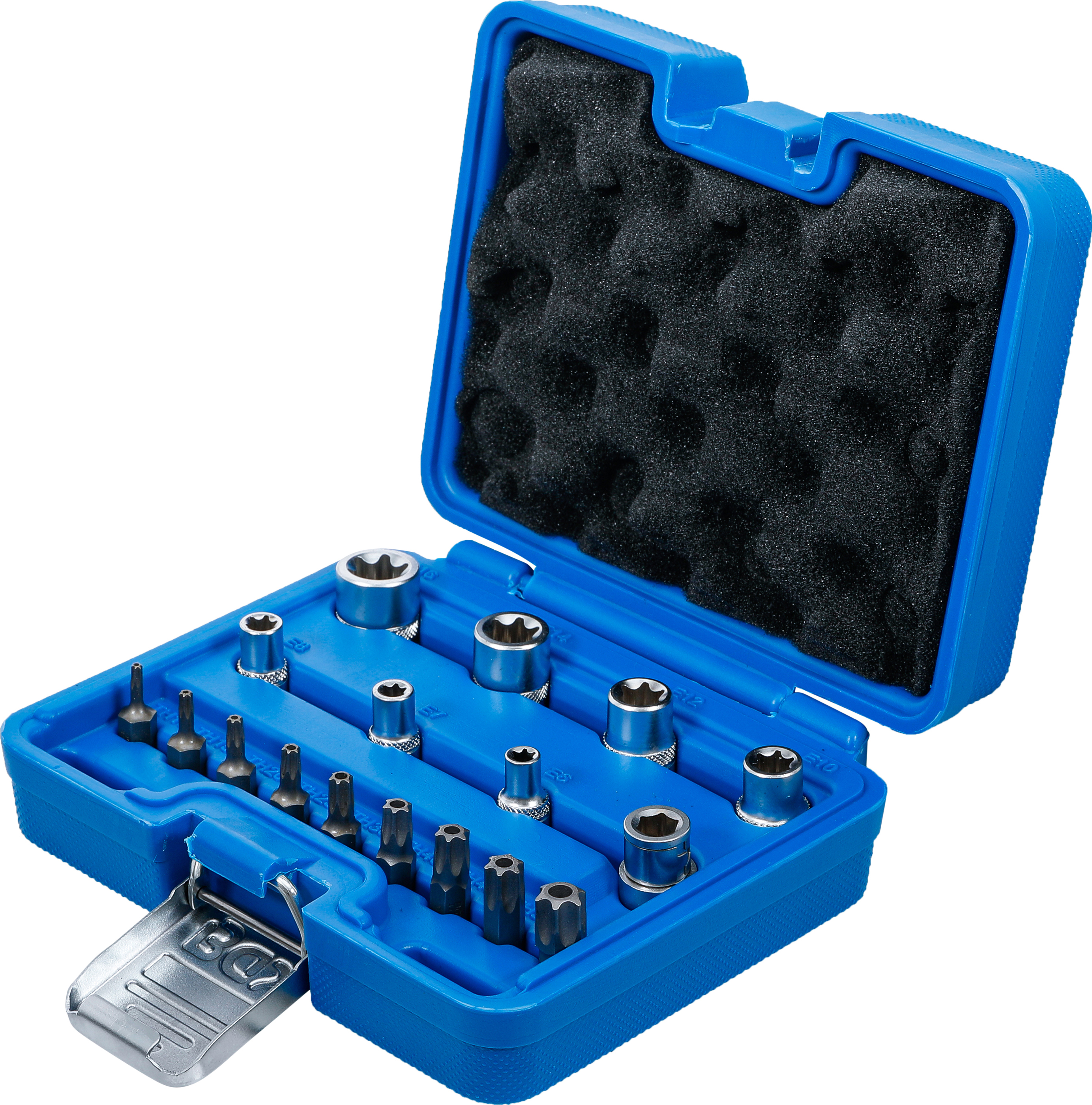 BGS Bit- und Steckschlüssel-Satz | E-Profil / T-Profil (für Torx) | 17-tlg.