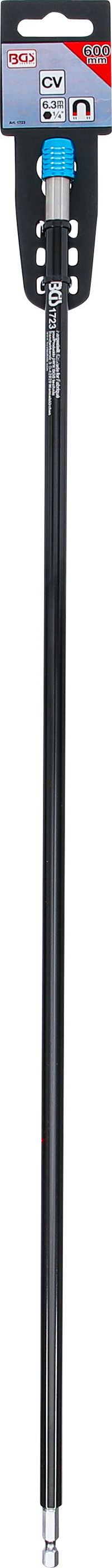 BGS Automatischer Bithalter | Abtrieb Innensechskant 6,3 mm (1/4") | 600 mm