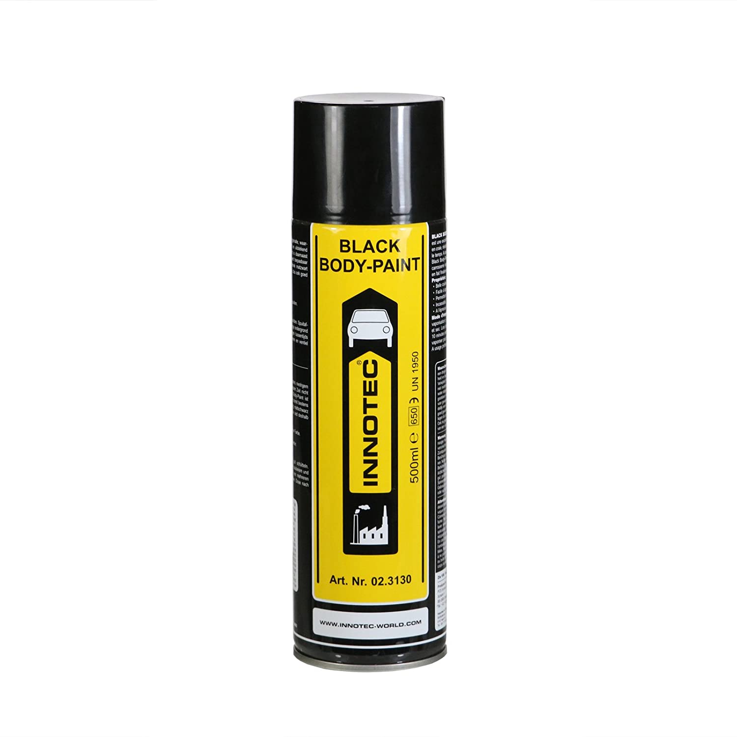 Innotec Black Body Paint Lackspray schwarz matt 500 ml