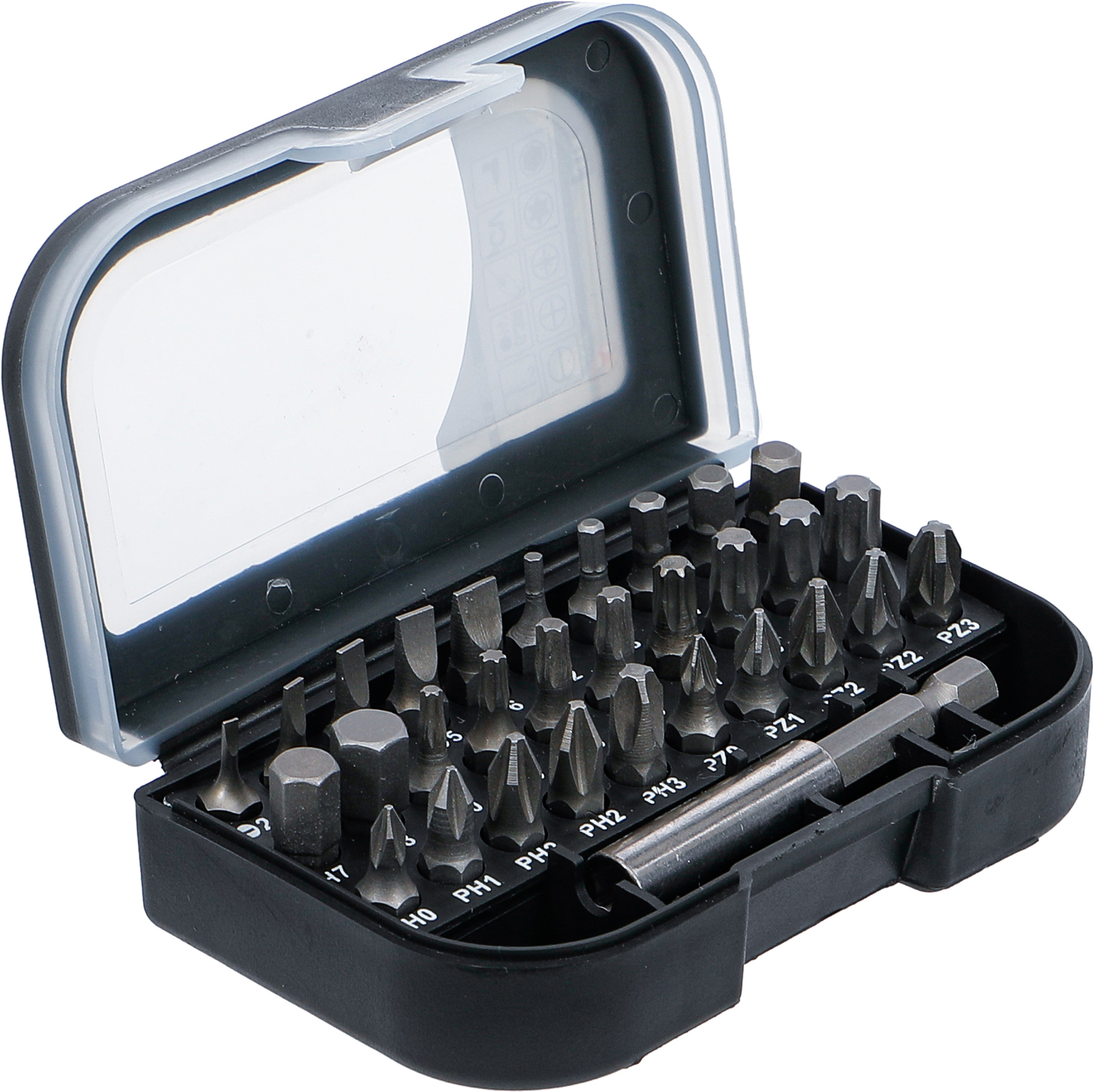 BGS Bit-Satz | Antrieb Außensechskant 6,3 mm (1/4") | 31-tlg.