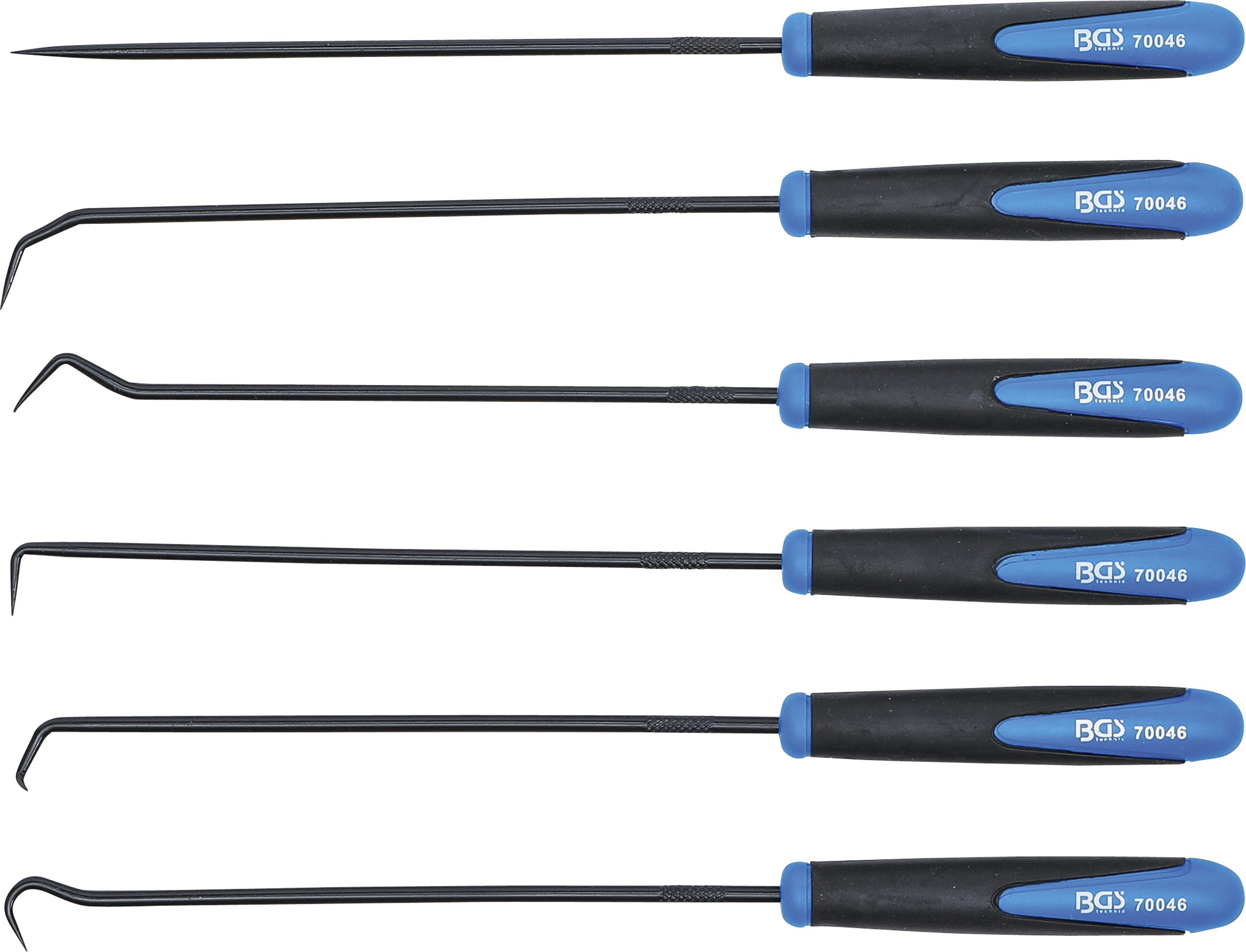 BGS Haken-Satz | extra lang | 245 mm | 6-tlg.