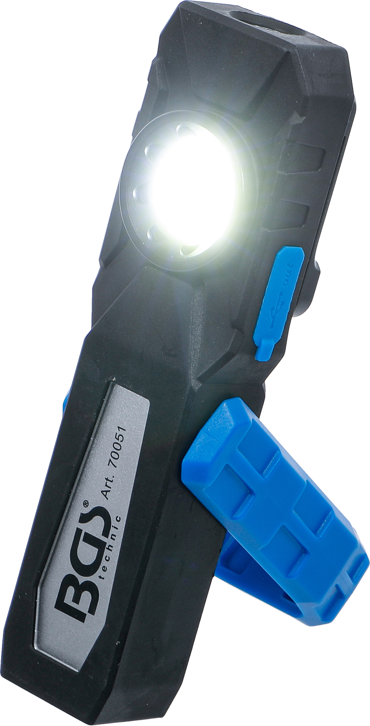 BGS COB-LED-Werkstattleuchte mit Magnet und Haken | klappbar