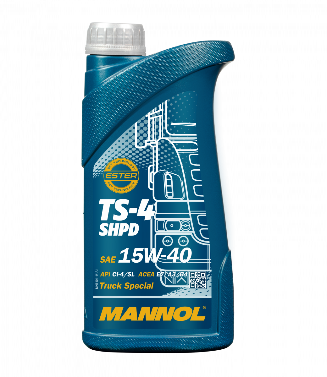 15W-40 Mannol 7104 TS-4 SHPD Extra Motoröl 1 Liter