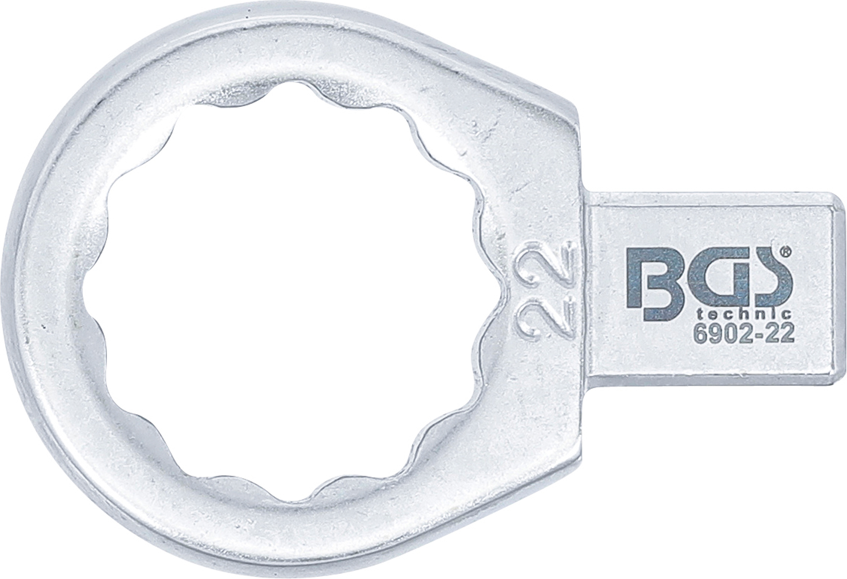 BGS Einsteck-Ringschlüssel | 22 mm | Aufnahme 9 x 12 mm BGS Einsteck-Ringschlüssel | 22 mm | Aufnahme 9 x 12 mm