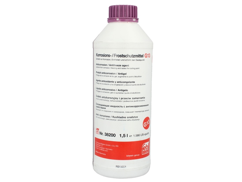Febi Bilstein 38200 Kühlerfrostschutz Konzentrat G13 G 013 A8J M1 Violett 1,5 Liter