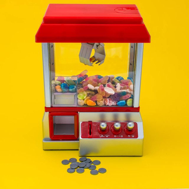 Candy Grabber Automat mit Arcade Musik Weihnachtsgeschenk Kinder