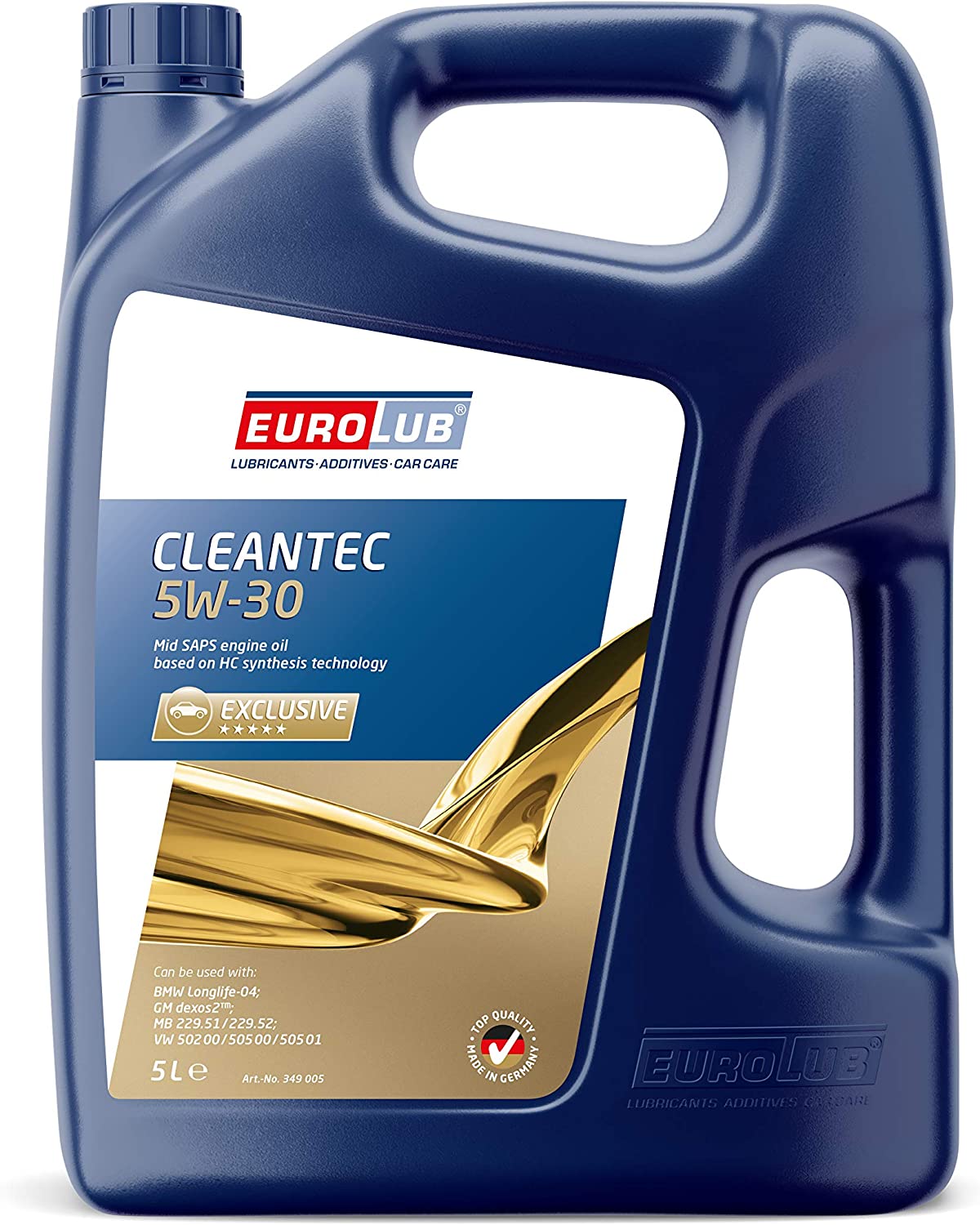 5W-30 Eurolub Cleantec Motoröl 5 Liter