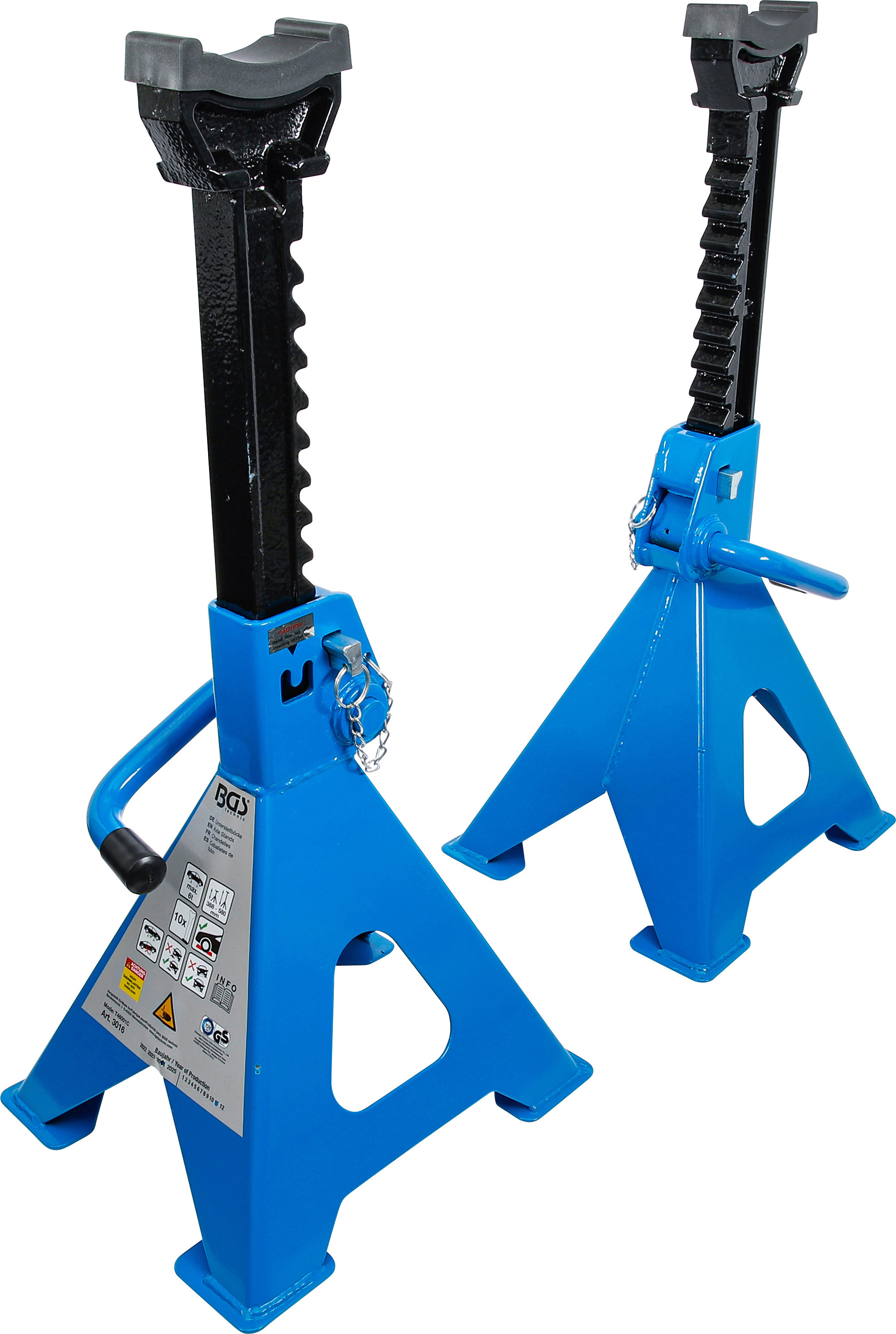 BGS Unterstellböcke | Traglast 6000 kg / Paar | Hub 382 - 600 mm | 1 Paar