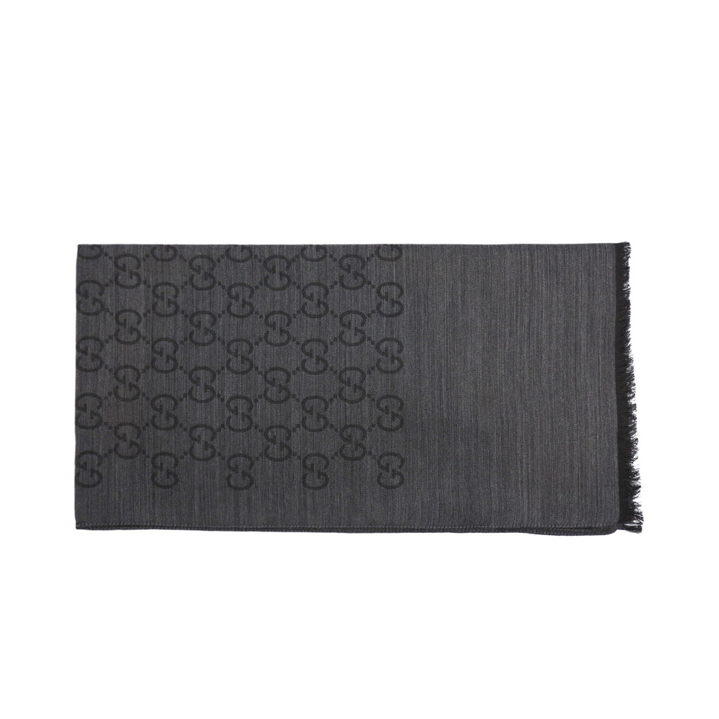 Gucci Schal 165904_3G646_1100 Original Gucci Dunkelgrau
