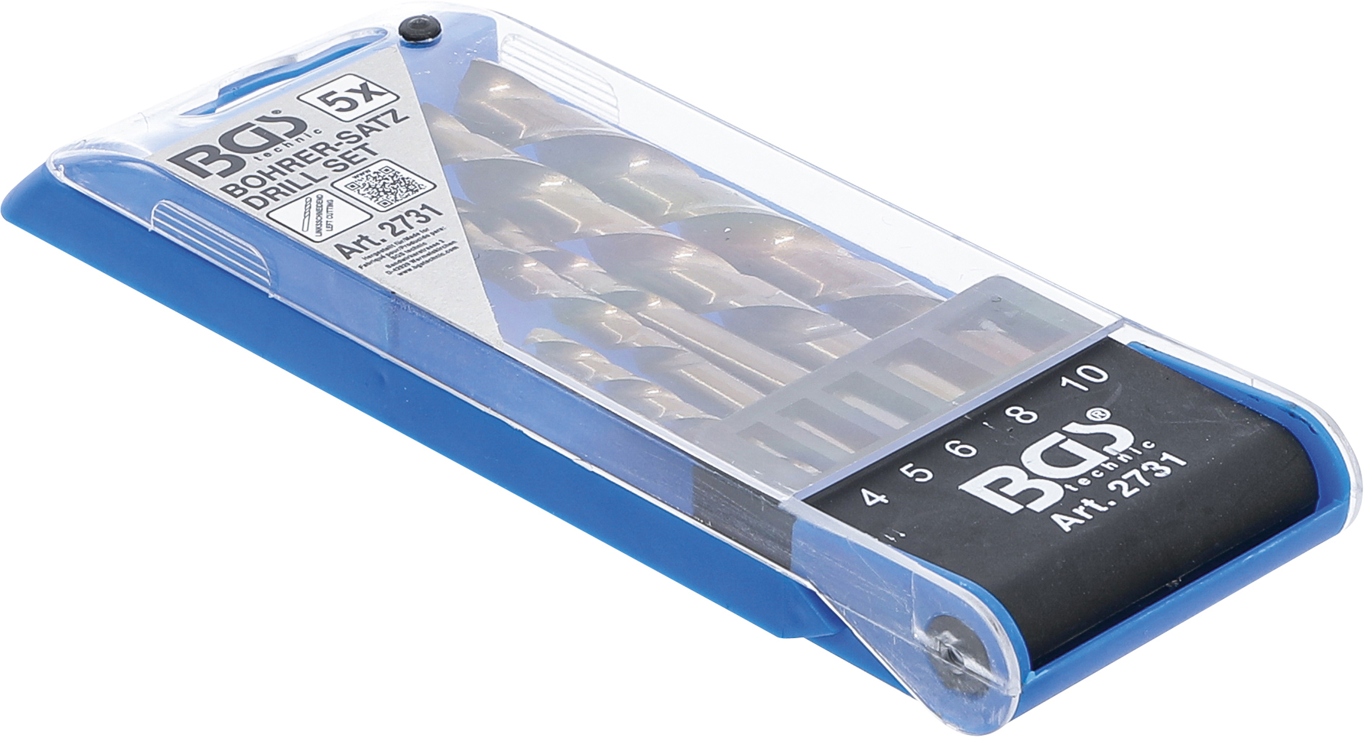 BGS Bohrer-Satz | linksschneidend | 5-tlg.