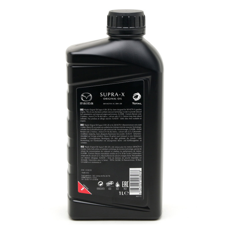 0W-20 Original Mazda Supra-X Motoröl 1 Liter