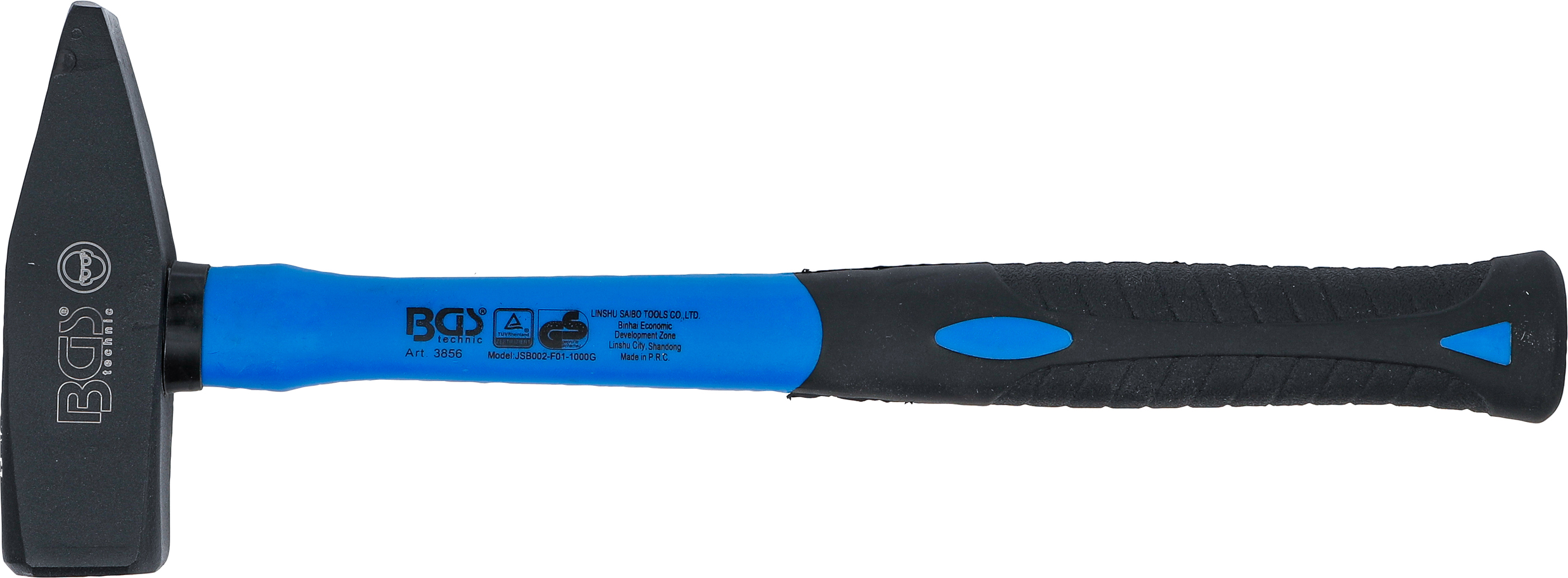BGS Schlosserhammer | Fiberglasstiel | DIN 1041 | 1000 g