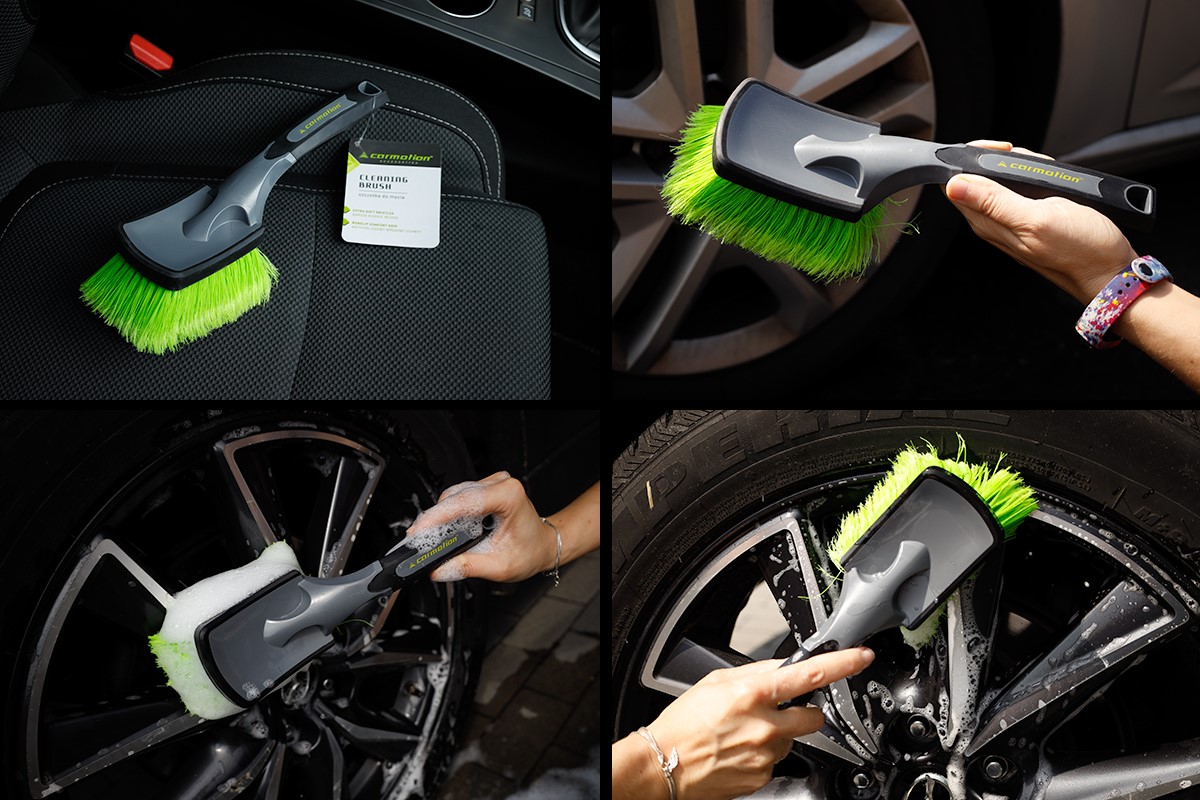 Carmotion Felgenreinigungsbürste Felgenbürste Felgenreiniger Bürste 