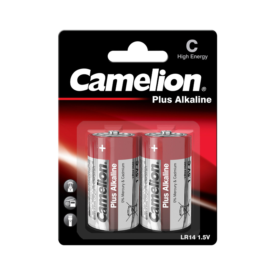 Camelion Plus Alkaline Batterien LR14 C 2er Pack
