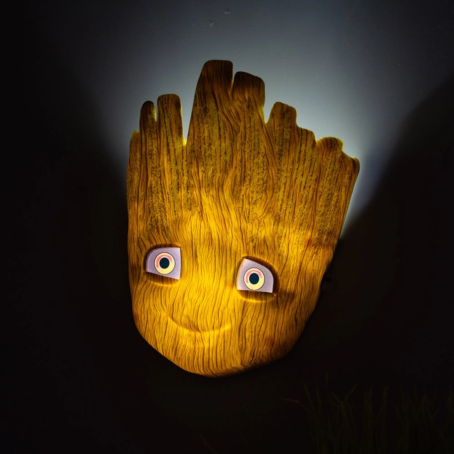 3D Marvel Light Baby Groot Licht Lampe Deko Wandleuchte Nachtlicht