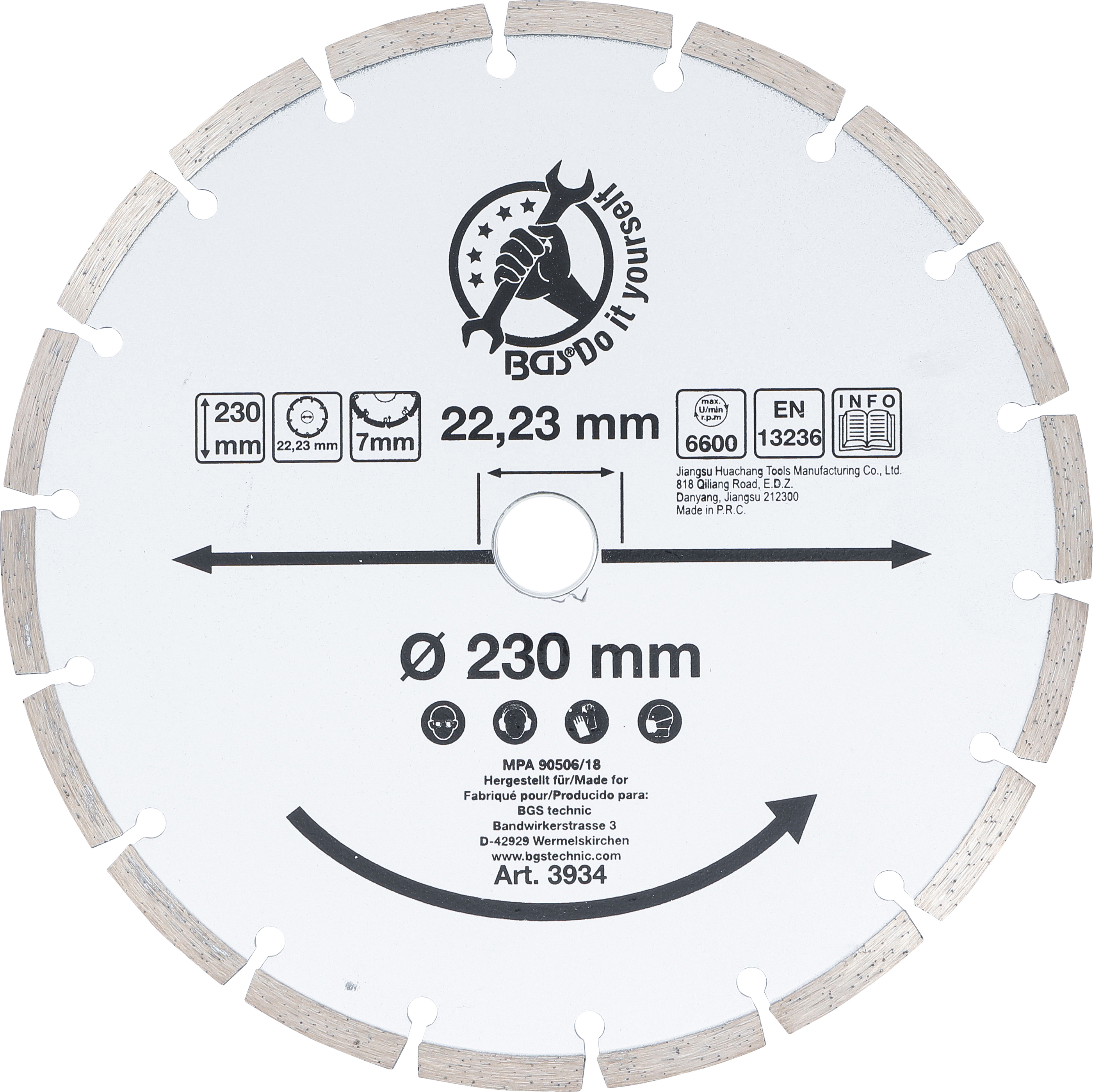 BGS Segment-Trennscheibe | Ø 230 mm