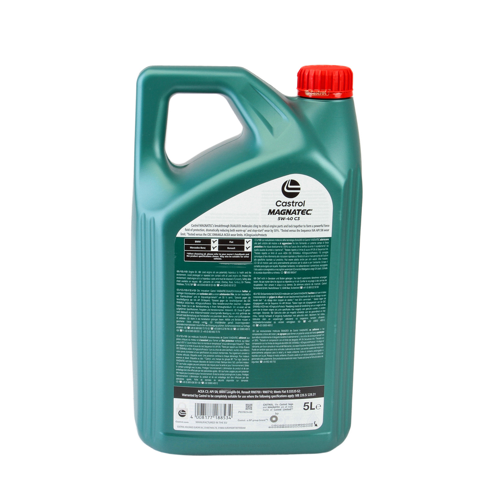 5W-40 Castrol Magnatec C3 Motoröl 5 Liter