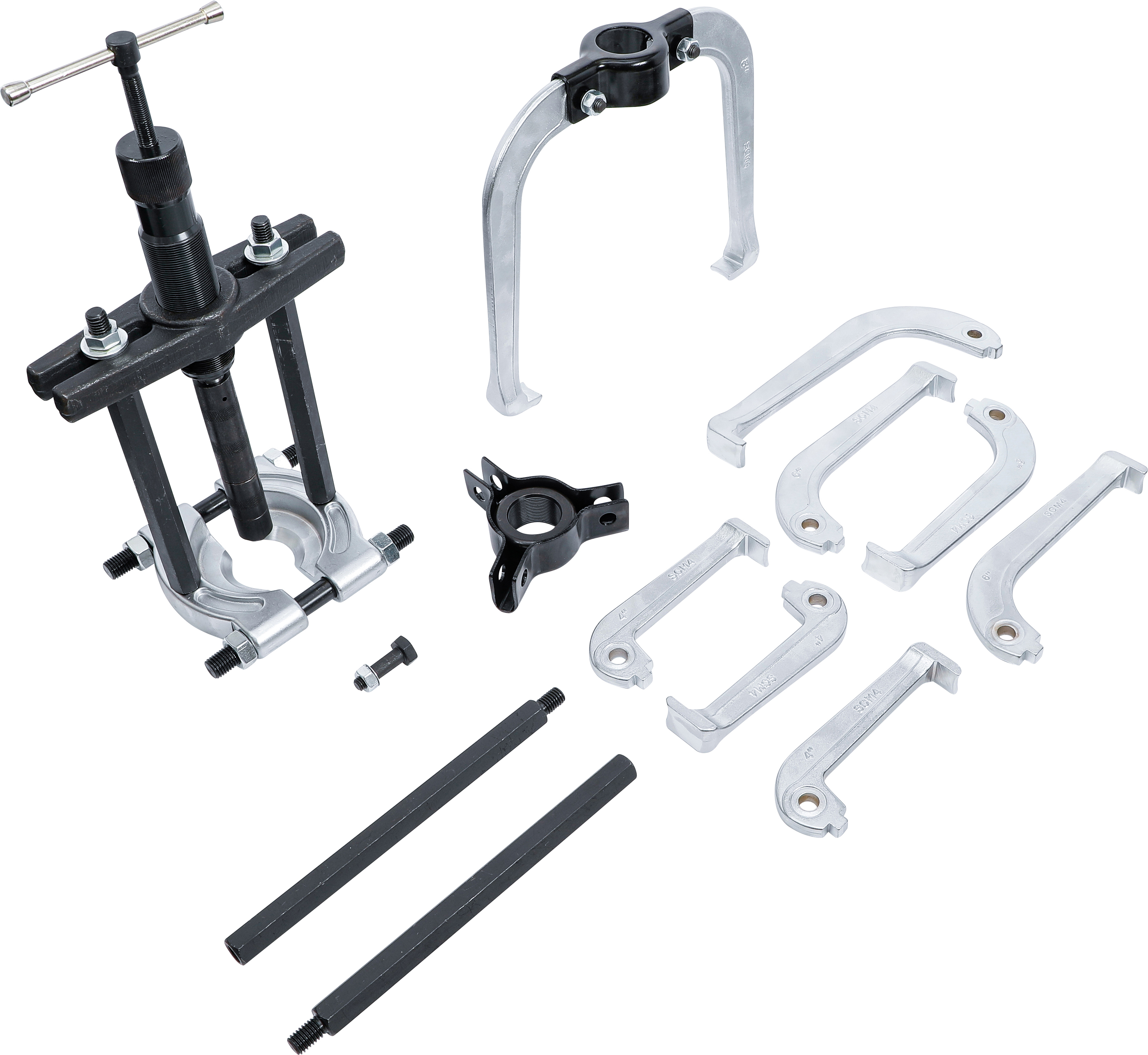 BGS Hydraulischer Abzieher-Satz | 10 t | 25-tlg.