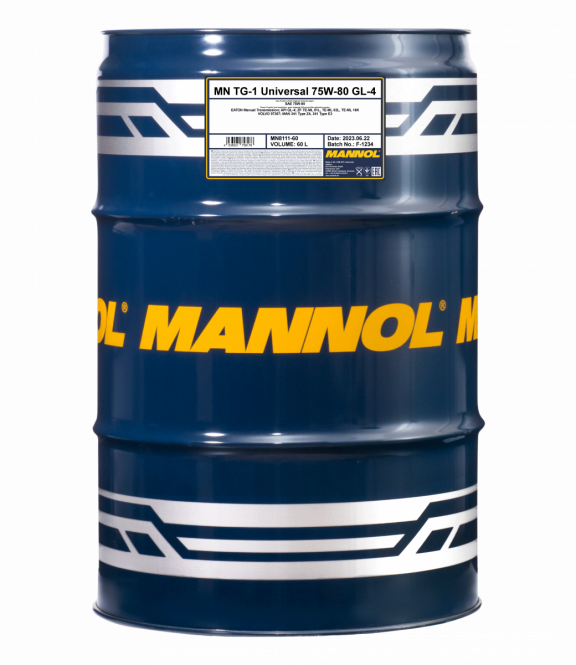 75W-80 Mannol 8111 TG-1 Universal Getriebeöl 60 Liter