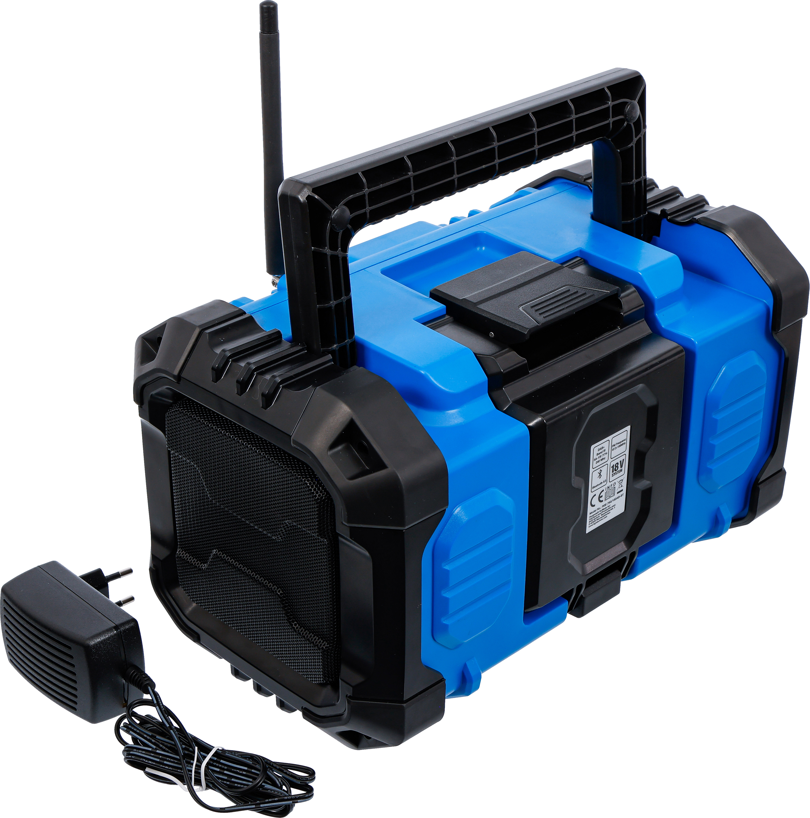 BGS Akku-DAB Radio | Hybrid | 18 V und 230 V | ohne Akku