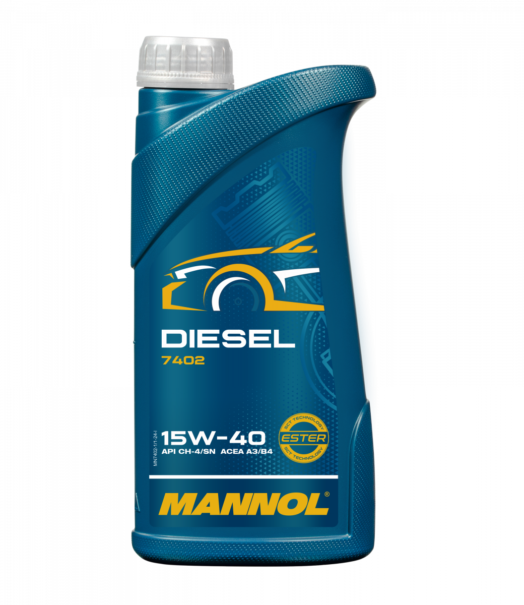 15W-40 Mannol 7402 Diesel Motoröl mineralisch 1 Liter
