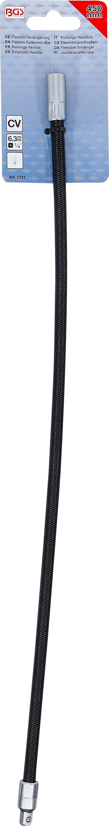 BGS Flexible Verlängerung | 6,3 mm (1/4") | 450 mm