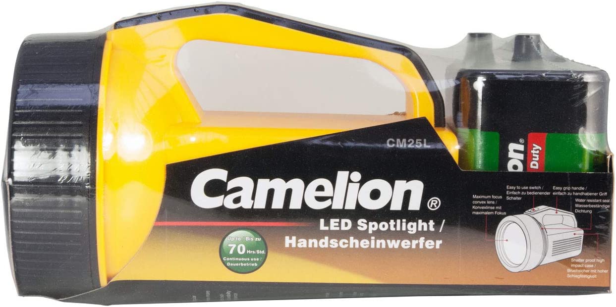 Camelion CM25L LED Handscheinwerfer inkl Batterie