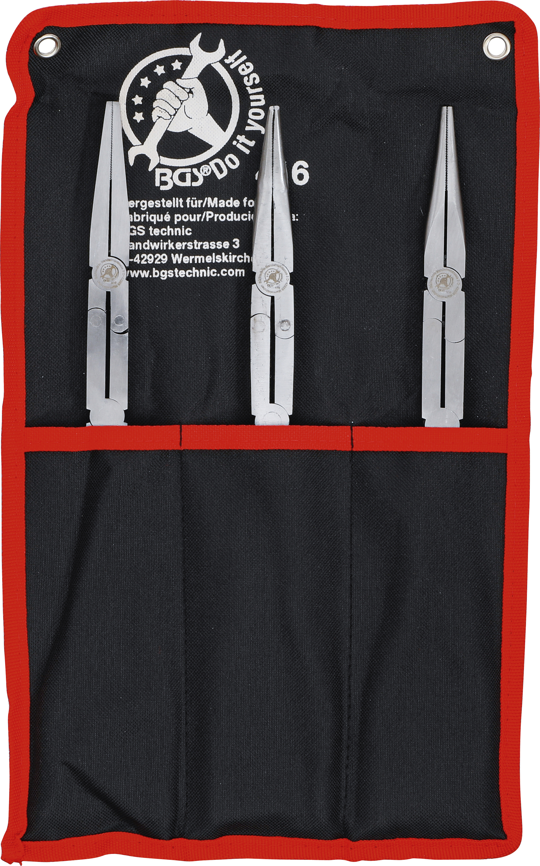 BGS Doppelgelenk-Zangen-Satz | 3-tlg.