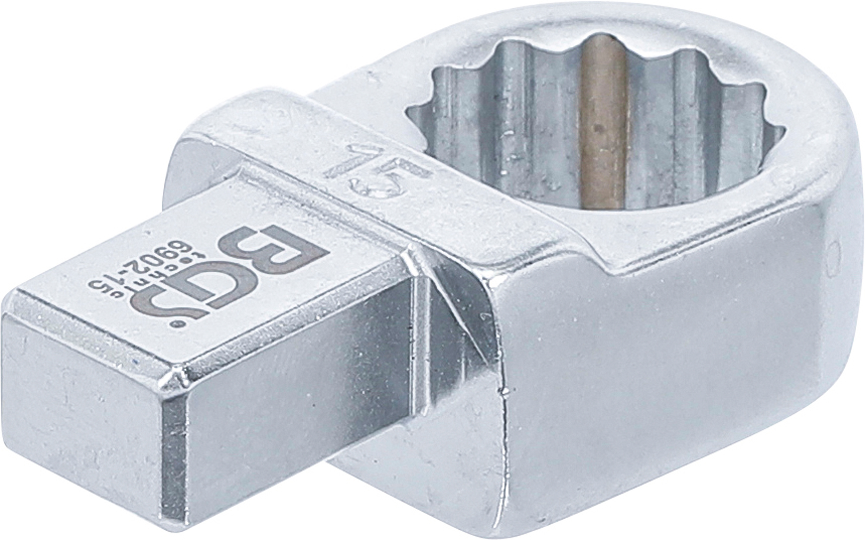 BGS Einsteck-Ringschlüssel | 15 mm | Aufnahme 9 x 12 mm BGS Einsteck-Ringschlüssel | 15 mm | Aufnahme 9 x 12 mm