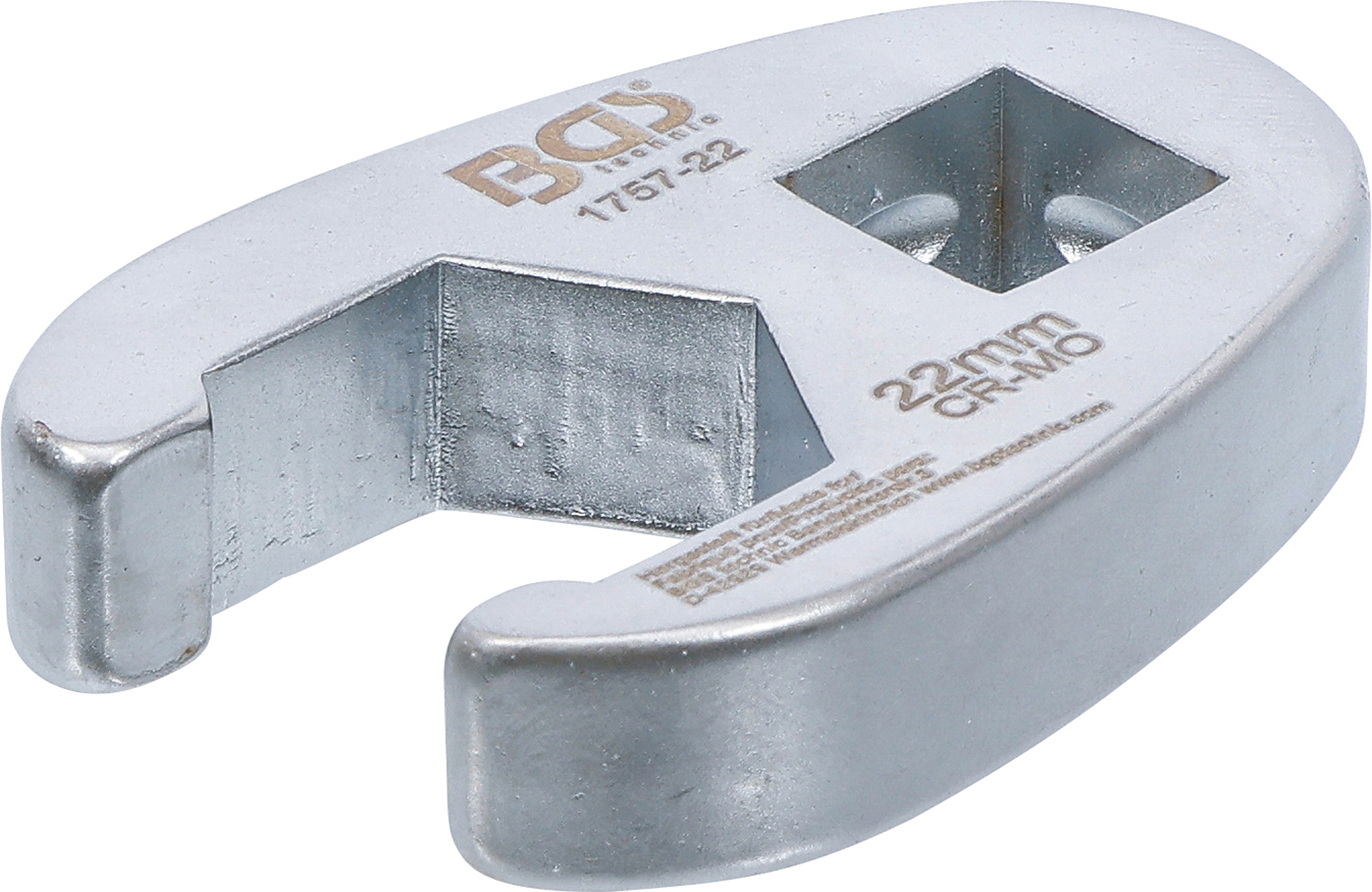 BGS Hahnenfußschlüssel | Antrieb Innenvierkant 12,5 mm (1/2") | SW 22 mm