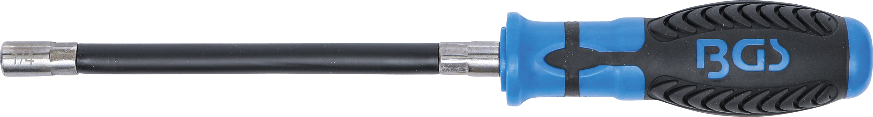BGS Bit-Schraubendreher für Bits mit flexiblem Schaft | Abtrieb Innensechskant 6,3 mm (1/4")
