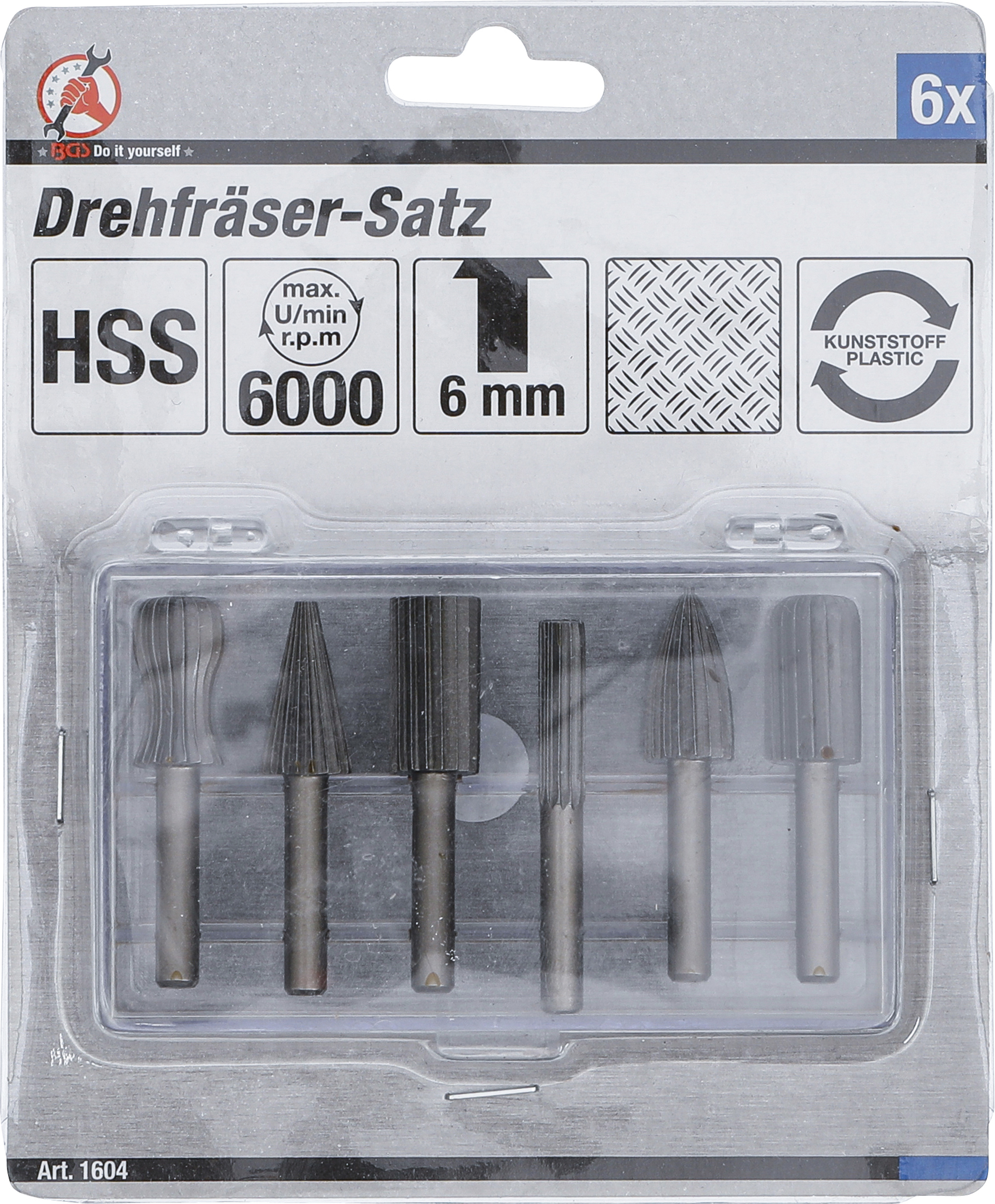 BGS Drehfräser-Satz | 6-tlg.