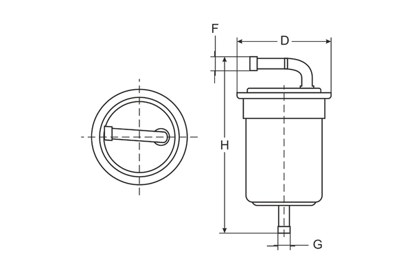 SCT Germany Kraftstofffilter ST 395