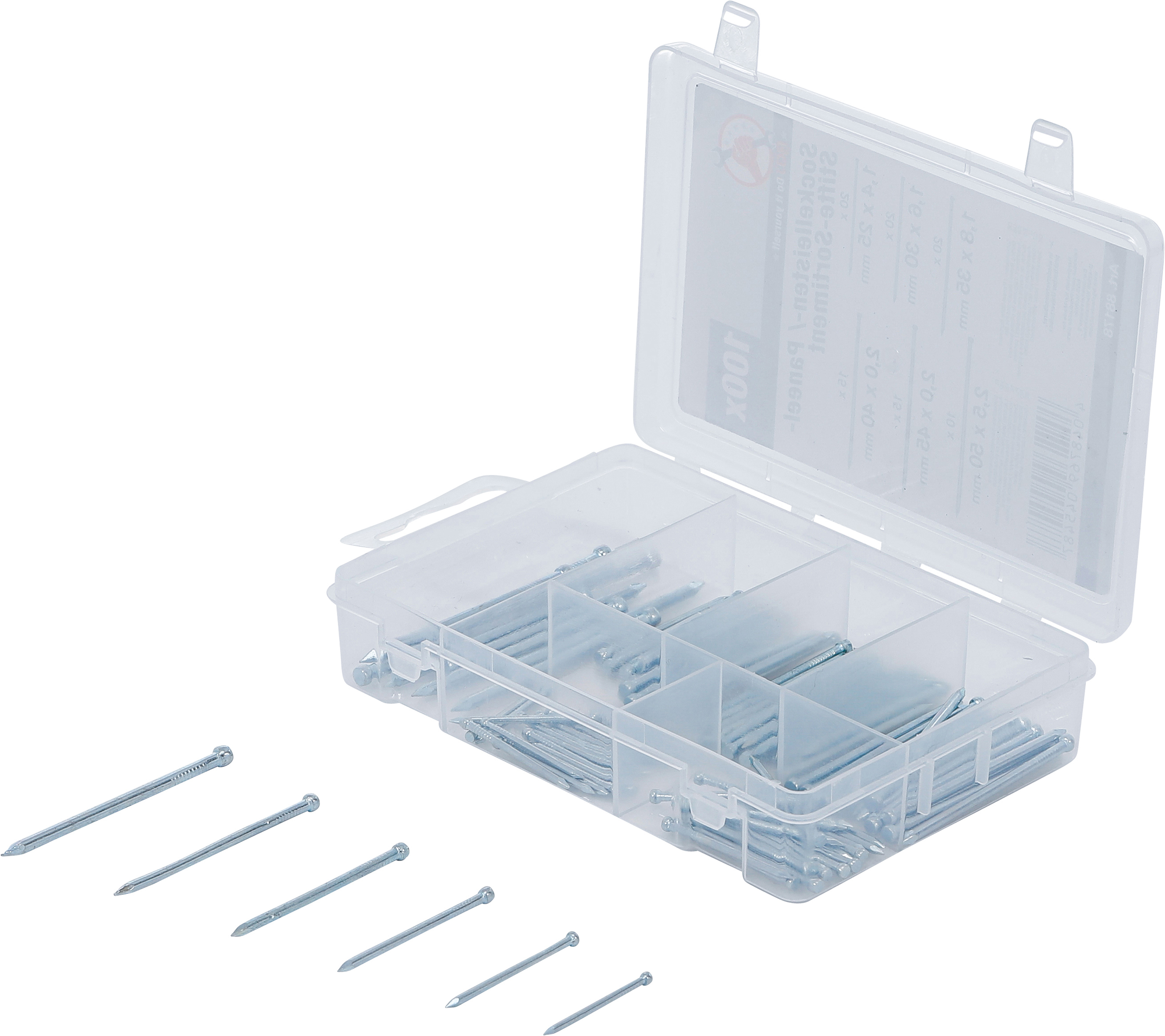 BGS Sockelleisten- / Paneel-Stifte-Sortiment | 100-tlg.