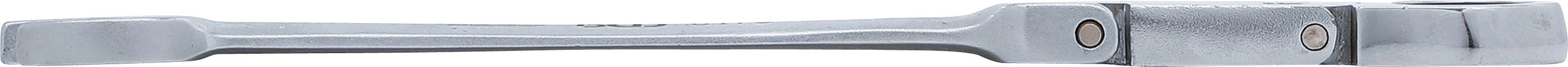 BGS Doppelgelenk-Ratschenring-Maulschlüssel | abwinkelbar | SW 19 mm
