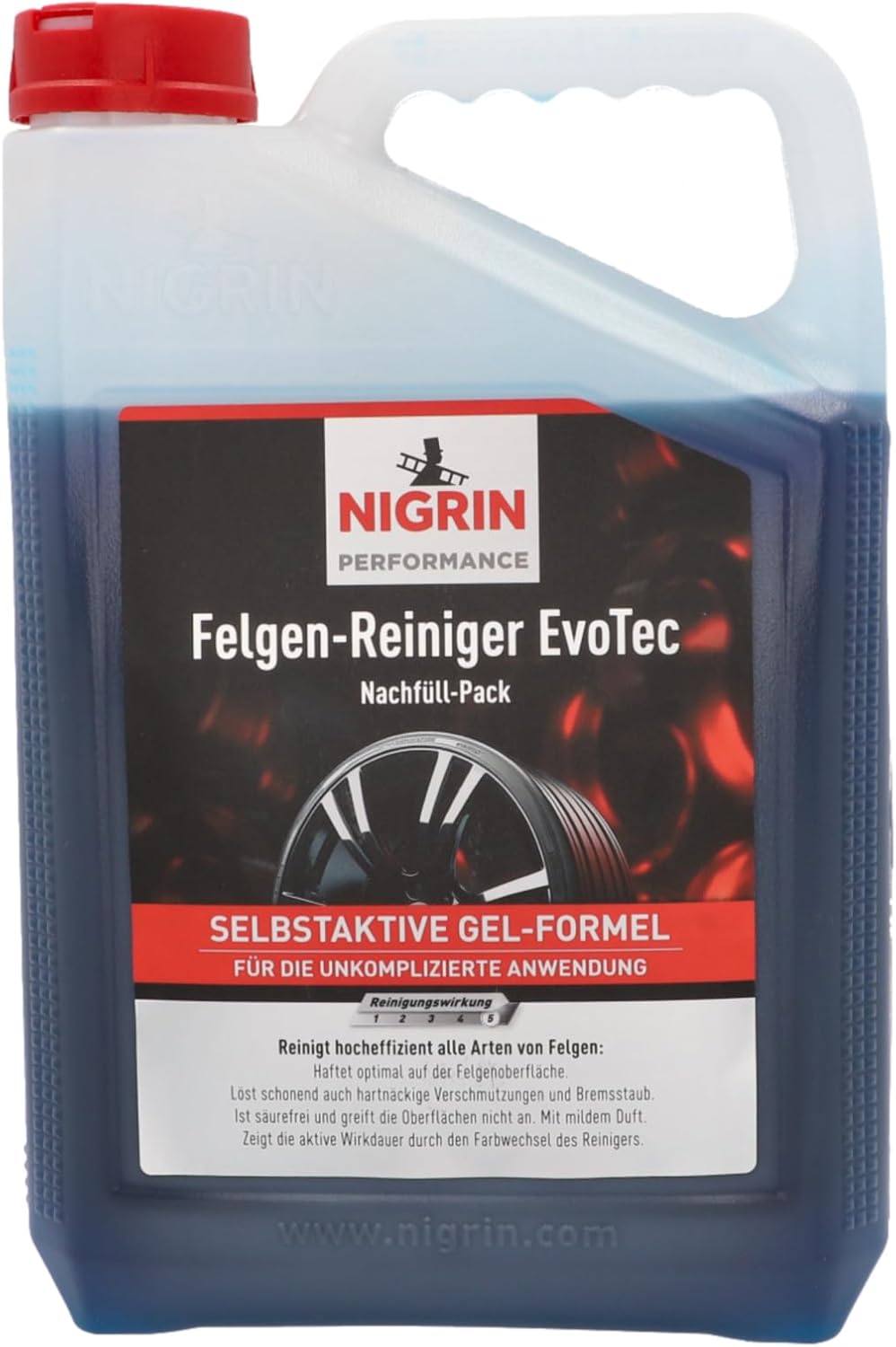 Nigrin Felgen Reiniger EvoTec Felgenreiniger säurefrei 3 Liter Kanister