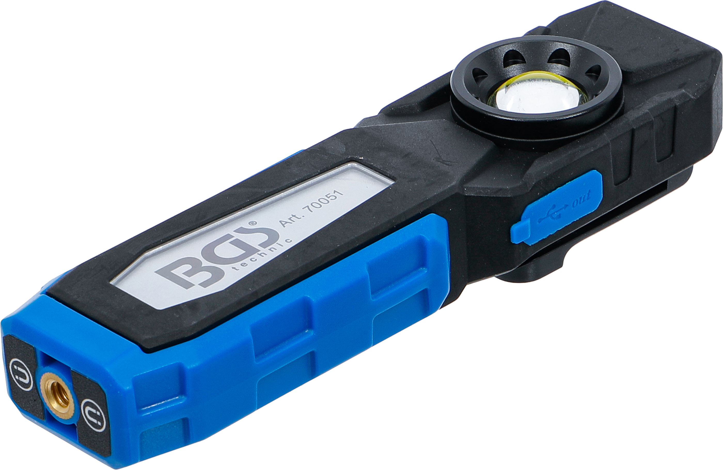 BGS COB-LED-Werkstattleuchte mit Magnet und Haken | klappbar