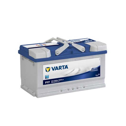 Starterbatterie VARTA F17 Blue Dynamic Autobatterie 12V 80Ah 740A