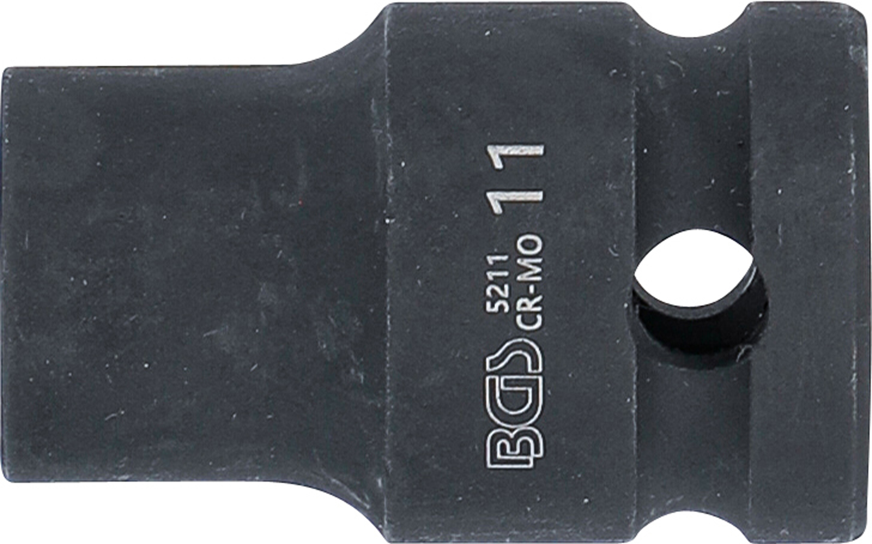 BGS Kraft-Steckschlüssel-Einsatz Sechskant | Antrieb Innenvierkant 12,5 mm (1/2") | SW 11 mm BGS Kraft-Steckschlüssel-Einsatz Sechskant | Antrieb Innenvierkant 12,5 mm (1/2") | SW 11 mm
