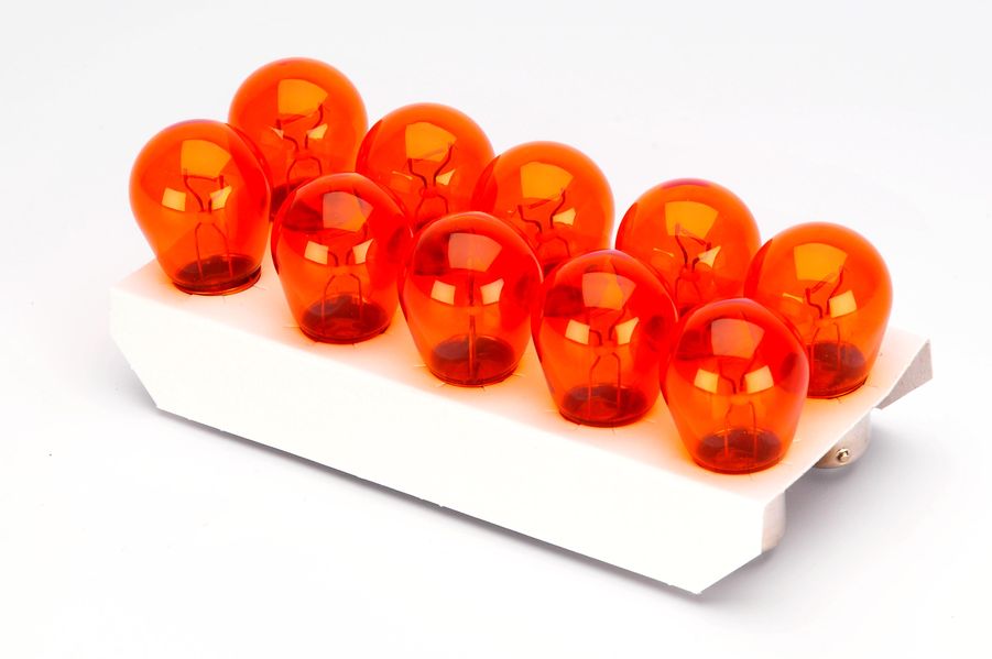 Osram 7507 PKW Kugellampe Orange 12V 21W PY21W BAU15s 10er Pack