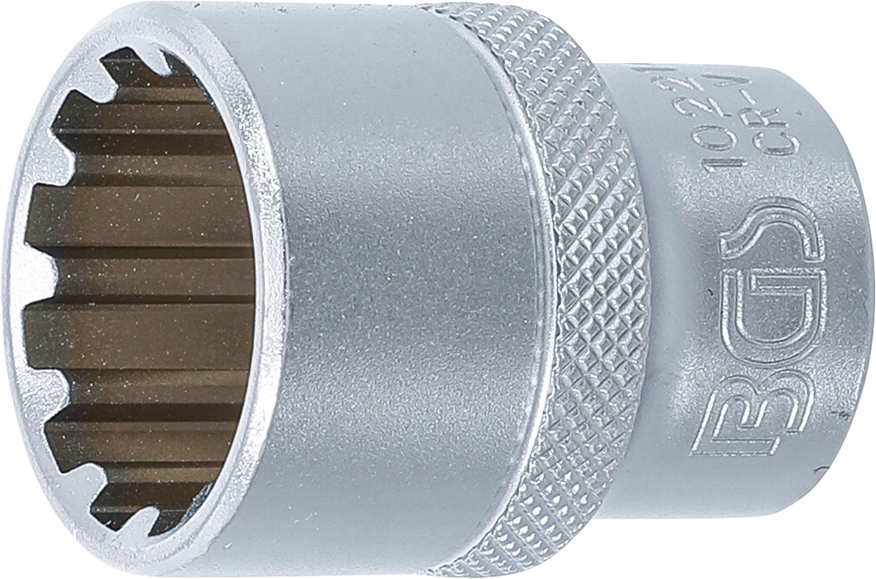BGS Steckschlüssel-Einsatz Gear Lock | Antrieb Innenvierkant 12,5 mm (1/2") | SW 21 mm