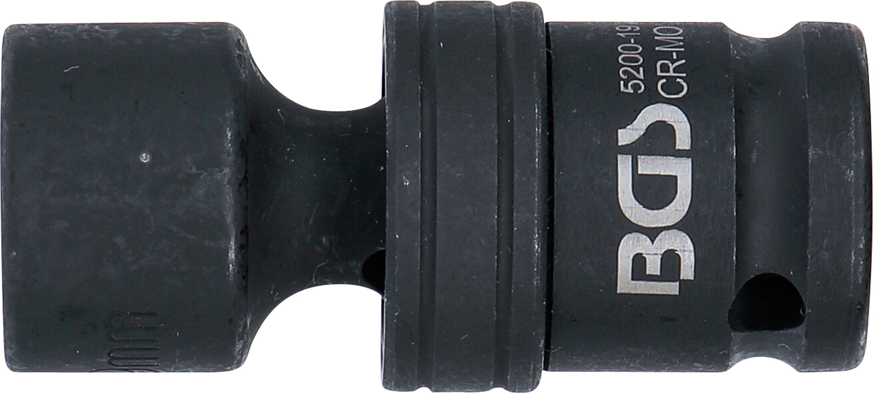 BGS Kraft-Kugelgelenk-Einsatz | Antrieb Innenvierkant 12,5 mm (1/2") | SW 19 mm