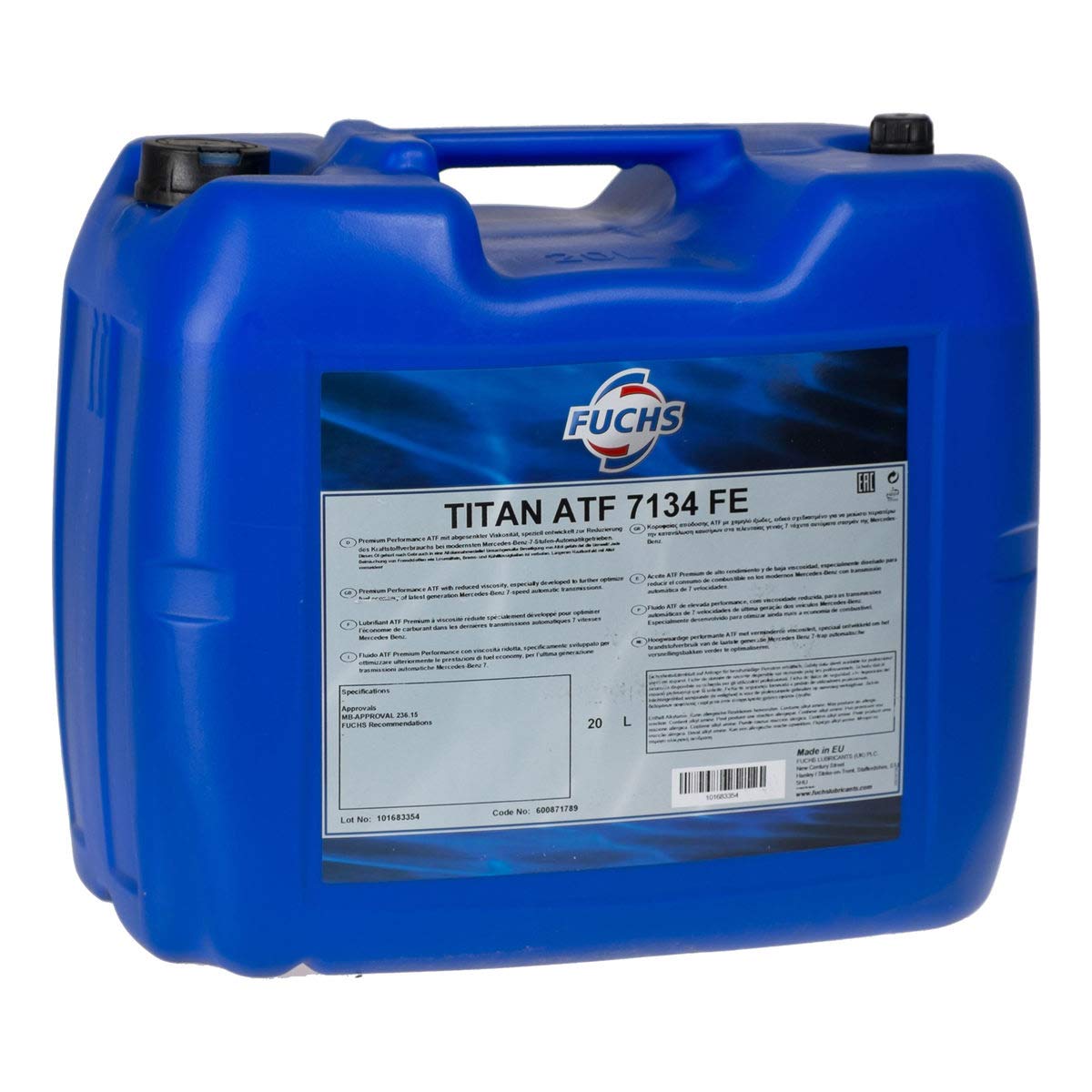 Fuchs Titan ATF 7134 FE MB 236.15 Automatikgetriebeöl 20 Liter